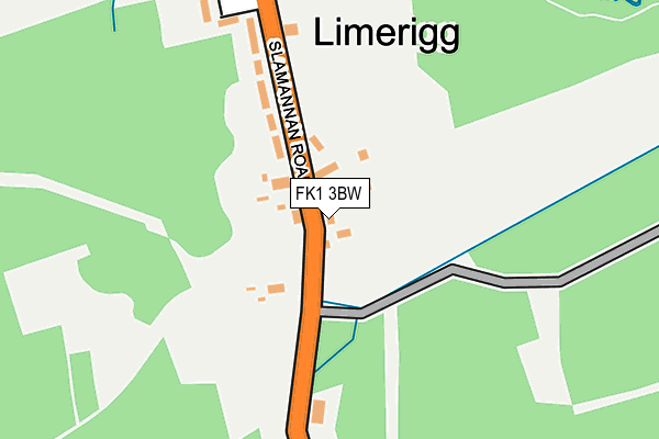 FK1 3BW map - OS OpenMap – Local (Ordnance Survey) FK1 3BW map - OS OpenMap – Local (Ordnance Survey)