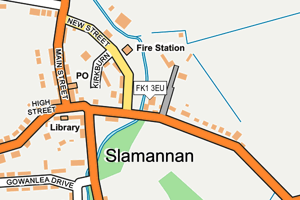 FK1 3EU map - OS OpenMap – Local (Ordnance Survey) FK1 3EU map - OS OpenMap – Local (Ordnance Survey)