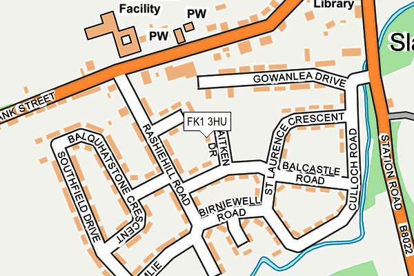FK1 3HU map - OS OpenMap – Local (Ordnance Survey) FK1 3HU map - OS OpenMap – Local (Ordnance Survey)