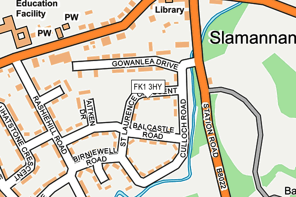 FK1 3HY map - OS OpenMap – Local (Ordnance Survey) FK1 3HY map - OS OpenMap – Local (Ordnance Survey)