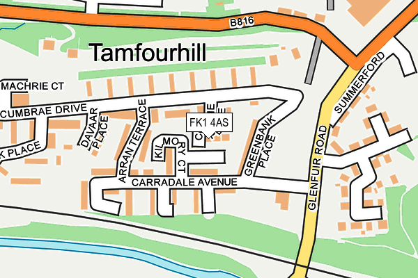 FK1 4AS map - OS OpenMap – Local (Ordnance Survey) FK1 4AS map - OS OpenMap – Local (Ordnance Survey)