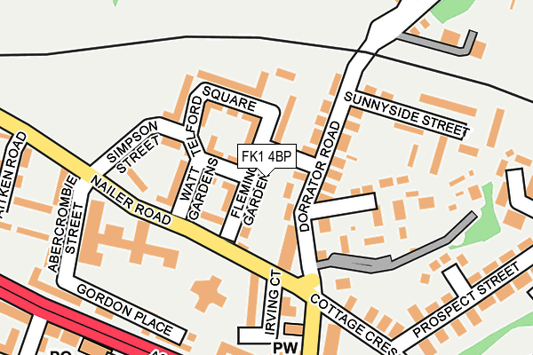 FK1 4BP map - OS OpenMap – Local (Ordnance Survey) FK1 4BP map - OS OpenMap – Local (Ordnance Survey)