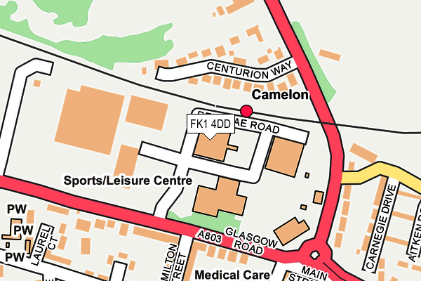 FK1 4DD map - OS OpenMap – Local (Ordnance Survey) FK1 4DD map - OS OpenMap – Local (Ordnance Survey)