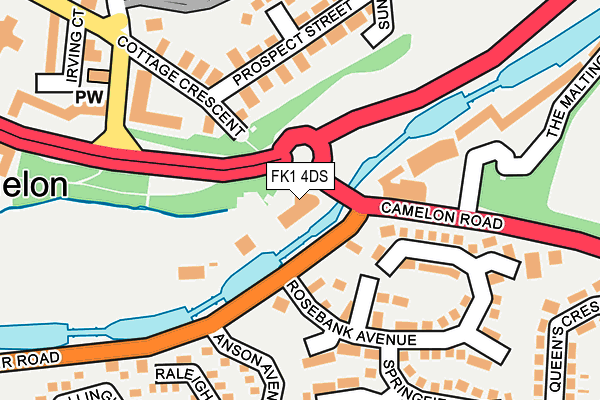 FK1 4DS map - OS OpenMap – Local (Ordnance Survey) FK1 4DS map - OS OpenMap – Local (Ordnance Survey)