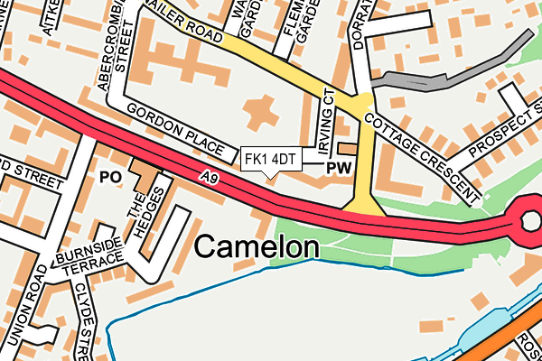 FK1 4DT map - OS OpenMap – Local (Ordnance Survey) FK1 4DT map - OS OpenMap – Local (Ordnance Survey)