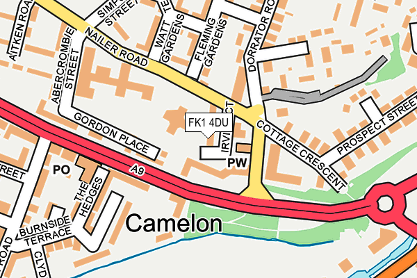 FK1 4DU map - OS OpenMap – Local (Ordnance Survey) FK1 4DU map - OS OpenMap – Local (Ordnance Survey)