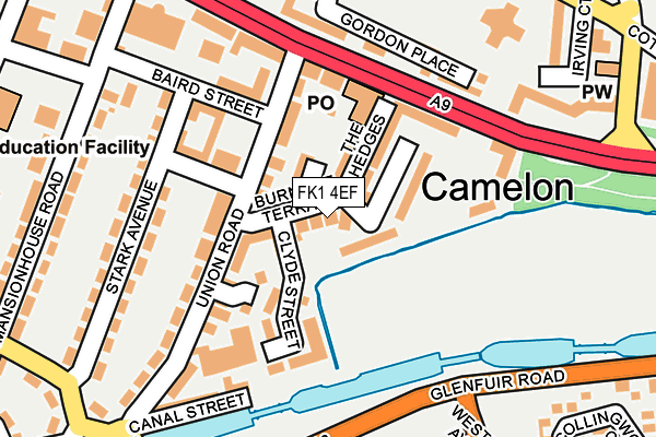 FK1 4EF map - OS OpenMap – Local (Ordnance Survey) FK1 4EF map - OS OpenMap – Local (Ordnance Survey)