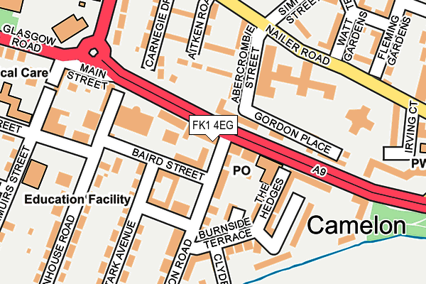 FK1 4EG map - OS OpenMap – Local (Ordnance Survey) FK1 4EG map - OS OpenMap – Local (Ordnance Survey)