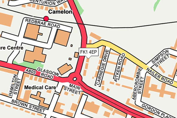 FK1 4EP map - OS OpenMap – Local (Ordnance Survey) FK1 4EP map - OS OpenMap – Local (Ordnance Survey)