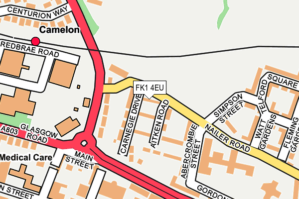 FK1 4EU map - OS OpenMap – Local (Ordnance Survey) FK1 4EU map - OS OpenMap – Local (Ordnance Survey)
