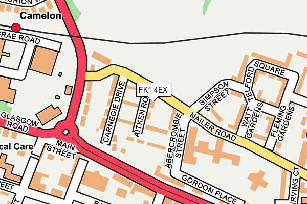 FK1 4EX map - OS OpenMap – Local (Ordnance Survey) FK1 4EX map - OS OpenMap – Local (Ordnance Survey)