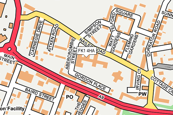 FK1 4HA map - OS OpenMap – Local (Ordnance Survey) FK1 4HA map - OS OpenMap – Local (Ordnance Survey)
