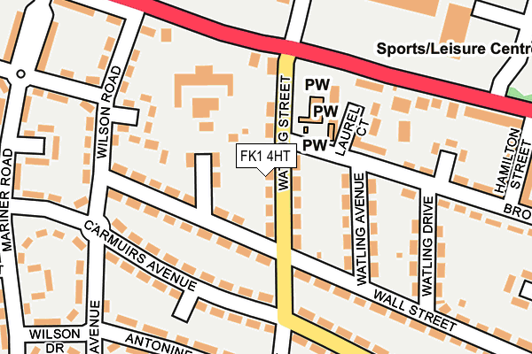 FK1 4HT map - OS OpenMap – Local (Ordnance Survey) FK1 4HT map - OS OpenMap – Local (Ordnance Survey)