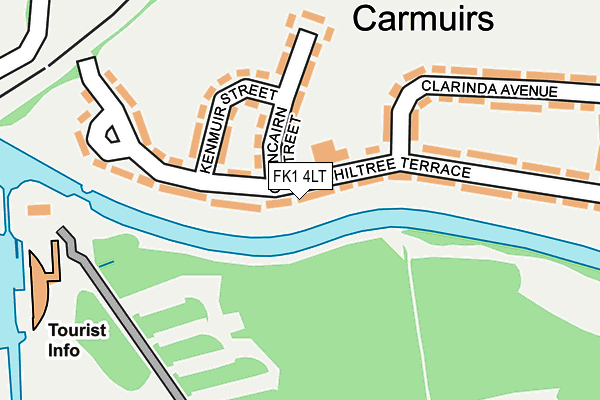 FK1 4LT map - OS OpenMap – Local (Ordnance Survey) FK1 4LT map - OS OpenMap – Local (Ordnance Survey)