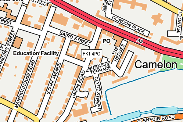 FK1 4PG map - OS OpenMap – Local (Ordnance Survey) FK1 4PG map - OS OpenMap – Local (Ordnance Survey)