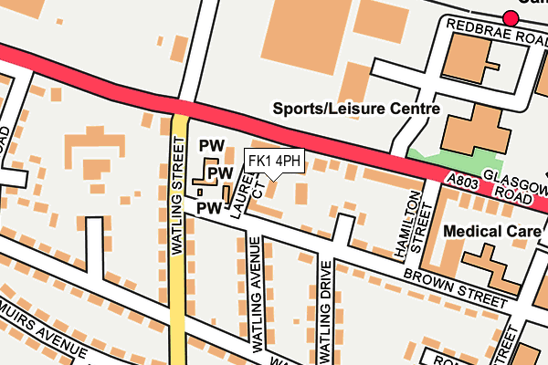 FK1 4PH map - OS OpenMap – Local (Ordnance Survey) FK1 4PH map - OS OpenMap – Local (Ordnance Survey)