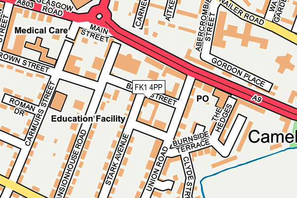 FK1 4PP map - OS OpenMap – Local (Ordnance Survey) FK1 4PP map - OS OpenMap – Local (Ordnance Survey)
