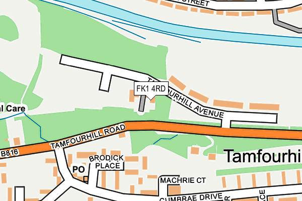 FK1 4RD map - OS OpenMap – Local (Ordnance Survey) FK1 4RD map - OS OpenMap – Local (Ordnance Survey)
