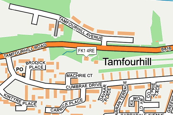 FK1 4RE map - OS OpenMap – Local (Ordnance Survey) FK1 4RE map - OS OpenMap – Local (Ordnance Survey)