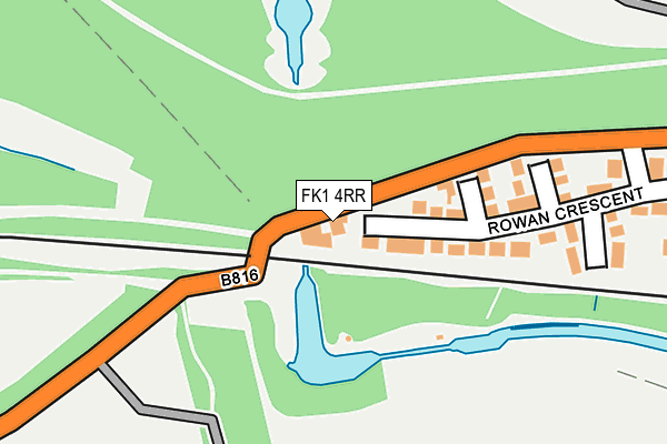 FK1 4RR map - OS OpenMap – Local (Ordnance Survey) FK1 4RR map - OS OpenMap – Local (Ordnance Survey)