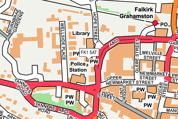 FK1 5AT map - OS OpenMap – Local (Ordnance Survey) FK1 5AT map - OS OpenMap – Local (Ordnance Survey)