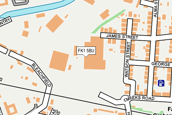 FK1 5BU map - OS OpenMap – Local (Ordnance Survey) FK1 5BU map - OS OpenMap – Local (Ordnance Survey)