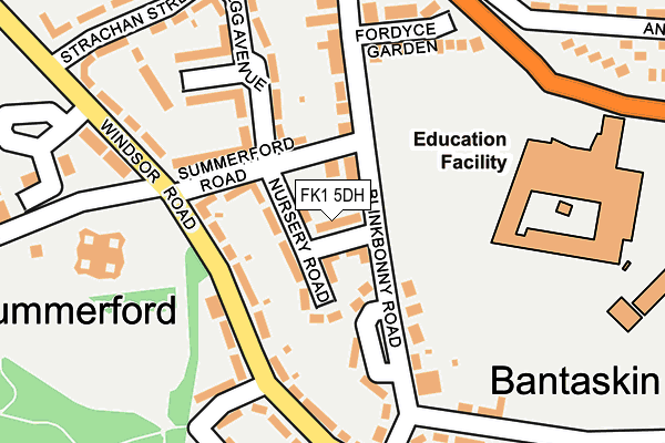 FK1 5DH map - OS OpenMap – Local (Ordnance Survey) FK1 5DH map - OS OpenMap – Local (Ordnance Survey)
