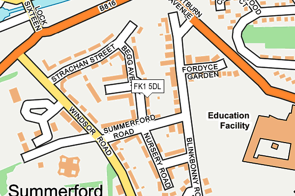 FK1 5DL map - OS OpenMap – Local (Ordnance Survey) FK1 5DL map - OS OpenMap – Local (Ordnance Survey)