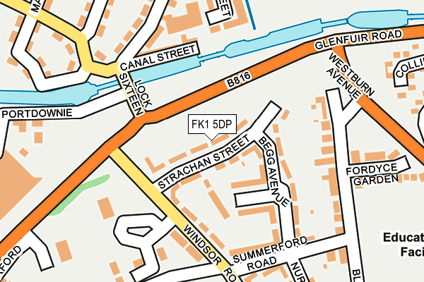 FK1 5DP map - OS OpenMap – Local (Ordnance Survey) FK1 5DP map - OS OpenMap – Local (Ordnance Survey)