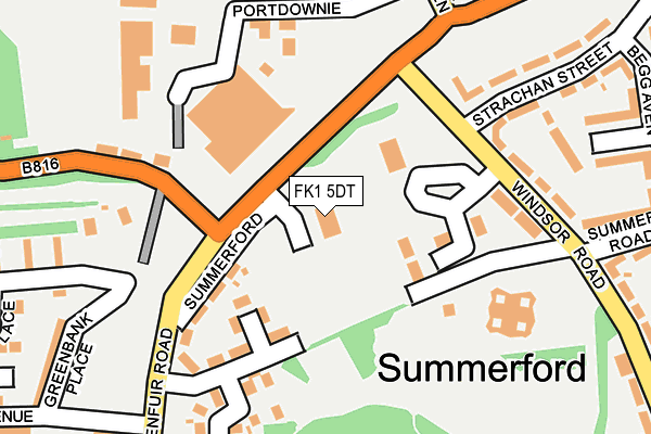 FK1 5DT map - OS OpenMap – Local (Ordnance Survey) FK1 5DT map - OS OpenMap – Local (Ordnance Survey)