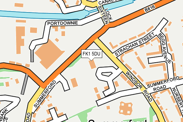 FK1 5DU map - OS OpenMap – Local (Ordnance Survey) FK1 5DU map - OS OpenMap – Local (Ordnance Survey)