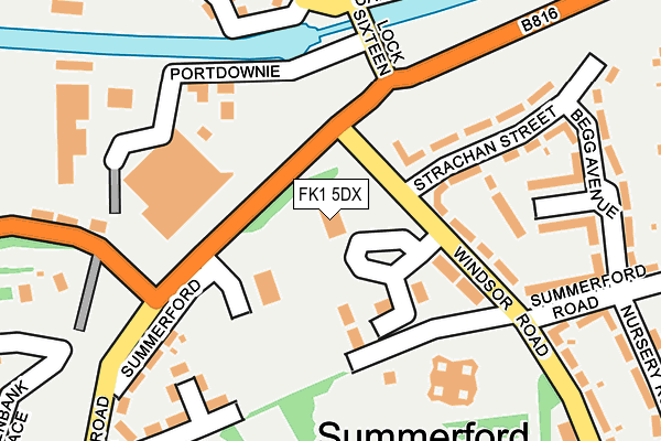 FK1 5DX map - OS OpenMap – Local (Ordnance Survey) FK1 5DX map - OS OpenMap – Local (Ordnance Survey)