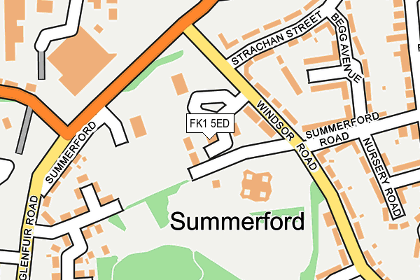FK1 5ED map - OS OpenMap – Local (Ordnance Survey) FK1 5ED map - OS OpenMap – Local (Ordnance Survey)