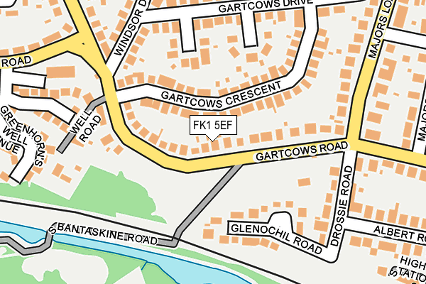 FK1 5EF map - OS OpenMap – Local (Ordnance Survey) FK1 5EF map - OS OpenMap – Local (Ordnance Survey)
