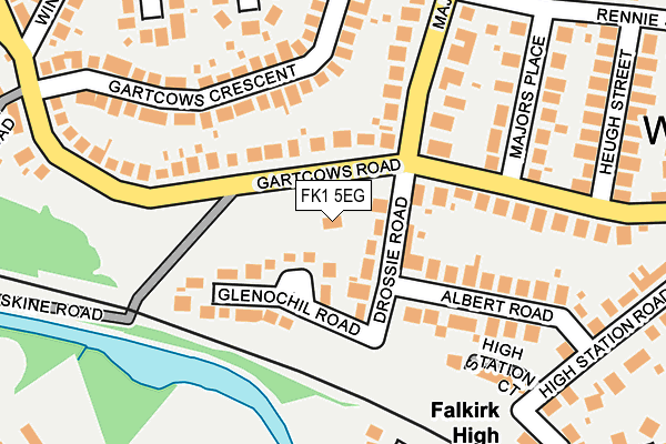 FK1 5EG map - OS OpenMap – Local (Ordnance Survey) FK1 5EG map - OS OpenMap – Local (Ordnance Survey)