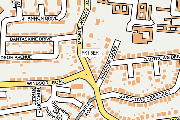 FK1 5EH map - OS OpenMap – Local (Ordnance Survey) FK1 5EH map - OS OpenMap – Local (Ordnance Survey)