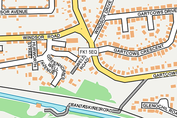 FK1 5EQ map - OS OpenMap – Local (Ordnance Survey) FK1 5EQ map - OS OpenMap – Local (Ordnance Survey)