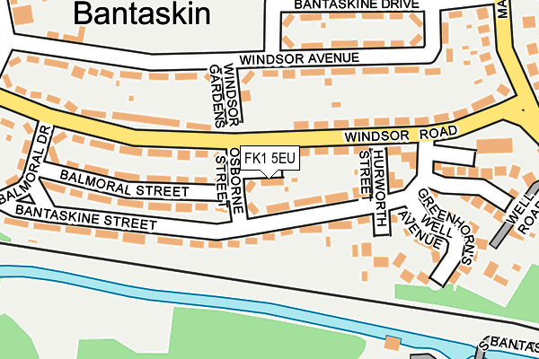 FK1 5EU map - OS OpenMap – Local (Ordnance Survey) FK1 5EU map - OS OpenMap – Local (Ordnance Survey)