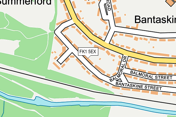 FK1 5EX map - OS OpenMap – Local (Ordnance Survey) FK1 5EX map - OS OpenMap – Local (Ordnance Survey)