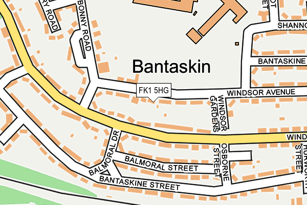 FK1 5HG map - OS OpenMap – Local (Ordnance Survey) FK1 5HG map - OS OpenMap – Local (Ordnance Survey)