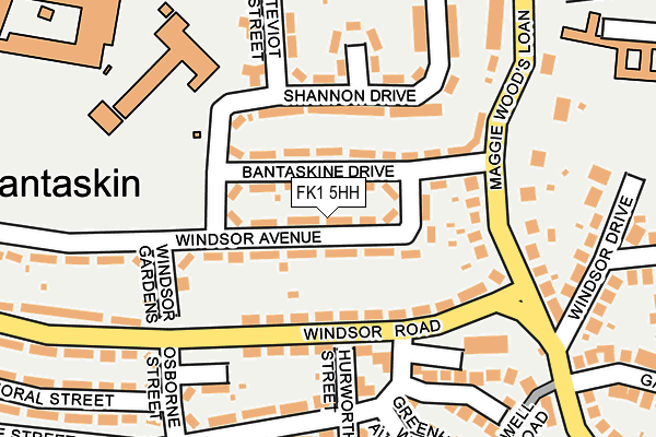 FK1 5HH map - OS OpenMap – Local (Ordnance Survey) FK1 5HH map - OS OpenMap – Local (Ordnance Survey)