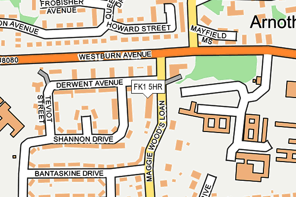 FK1 5HR map - OS OpenMap – Local (Ordnance Survey) FK1 5HR map - OS OpenMap – Local (Ordnance Survey)