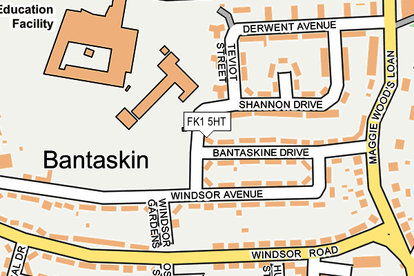 FK1 5HT map - OS OpenMap – Local (Ordnance Survey) FK1 5HT map - OS OpenMap – Local (Ordnance Survey)