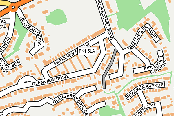 FK1 5LA map - OS OpenMap – Local (Ordnance Survey) FK1 5LA map - OS OpenMap – Local (Ordnance Survey)