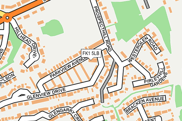 FK1 5LB map - OS OpenMap – Local (Ordnance Survey) FK1 5LB map - OS OpenMap – Local (Ordnance Survey)