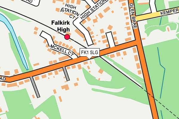 FK1 5LG map - OS OpenMap – Local (Ordnance Survey) FK1 5LG map - OS OpenMap – Local (Ordnance Survey)