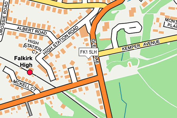 FK1 5LH map - OS OpenMap – Local (Ordnance Survey) FK1 5LH map - OS OpenMap – Local (Ordnance Survey)