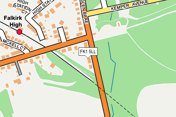 FK1 5LL map - OS OpenMap – Local (Ordnance Survey) FK1 5LL map - OS OpenMap – Local (Ordnance Survey)