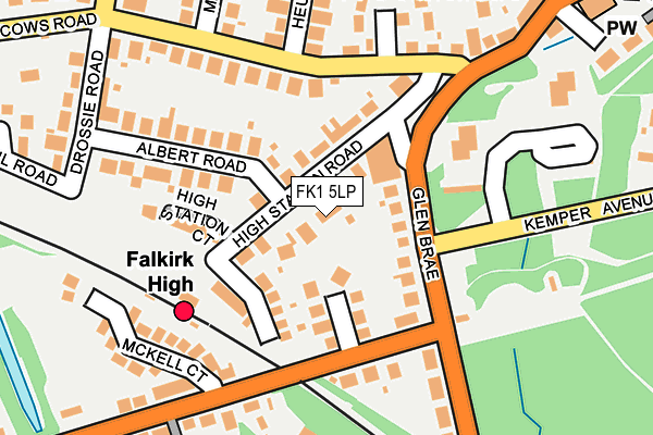 FK1 5LP map - OS OpenMap – Local (Ordnance Survey) FK1 5LP map - OS OpenMap – Local (Ordnance Survey)