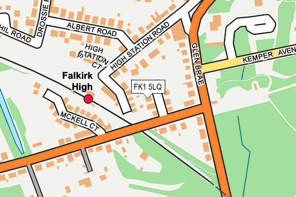FK1 5LQ map - OS OpenMap – Local (Ordnance Survey) FK1 5LQ map - OS OpenMap – Local (Ordnance Survey)